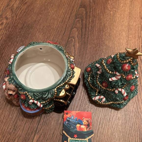 Fitz and Floyd “Santa’s List” Christmas tree with votive candles - Picture 6 of 10